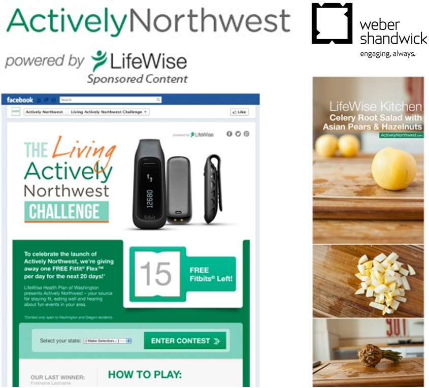 Actively Northwest – powered by LifeWise- Logo