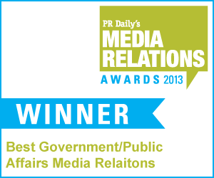 Best Governmental/Public Affairs Media Relations