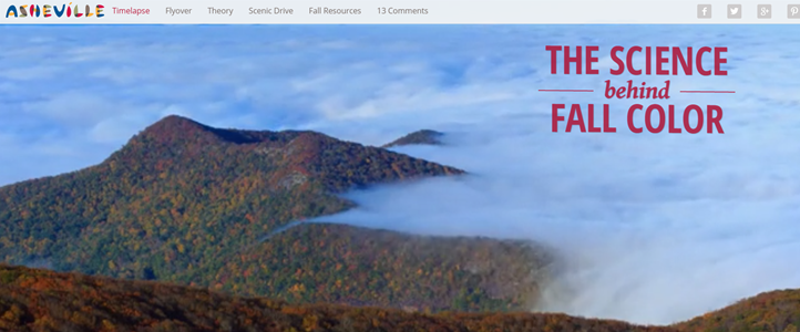 THE SCIENCE BEHIND FALL COLOR:  Destination immersion through digital storytelling- Logo