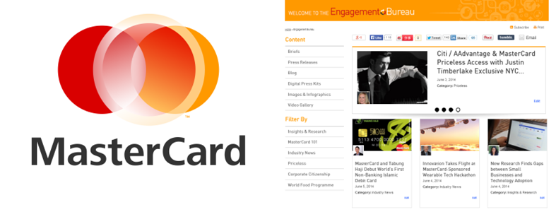 The MasterCard Engagement Bureau- Logo