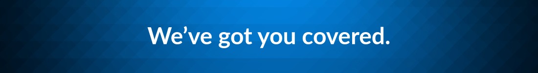 We've got you covered