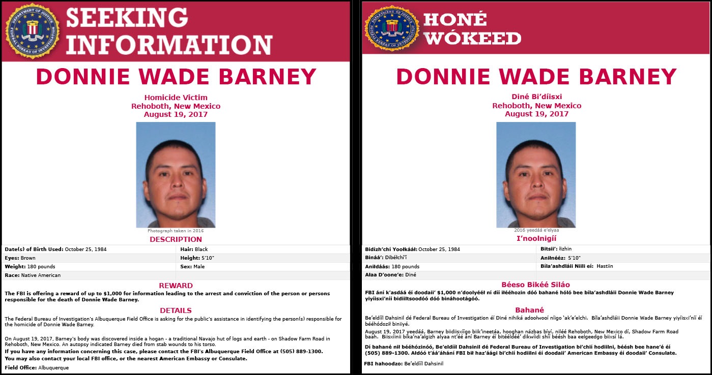 FBI American Indian and Alaska Native Committee and Language Initiative Team