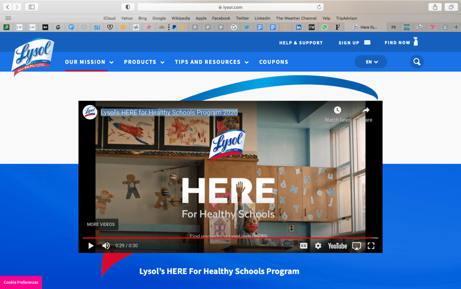 HERE FOR HEALTHY SCHOOLS