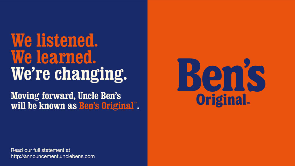 Introducing Ben’s Original™ and A New Purpose