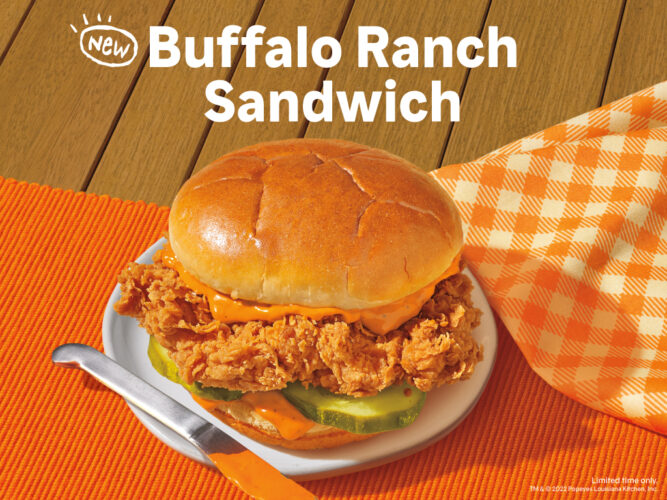 Buffalo Ranch Chicken Sandwich Launch