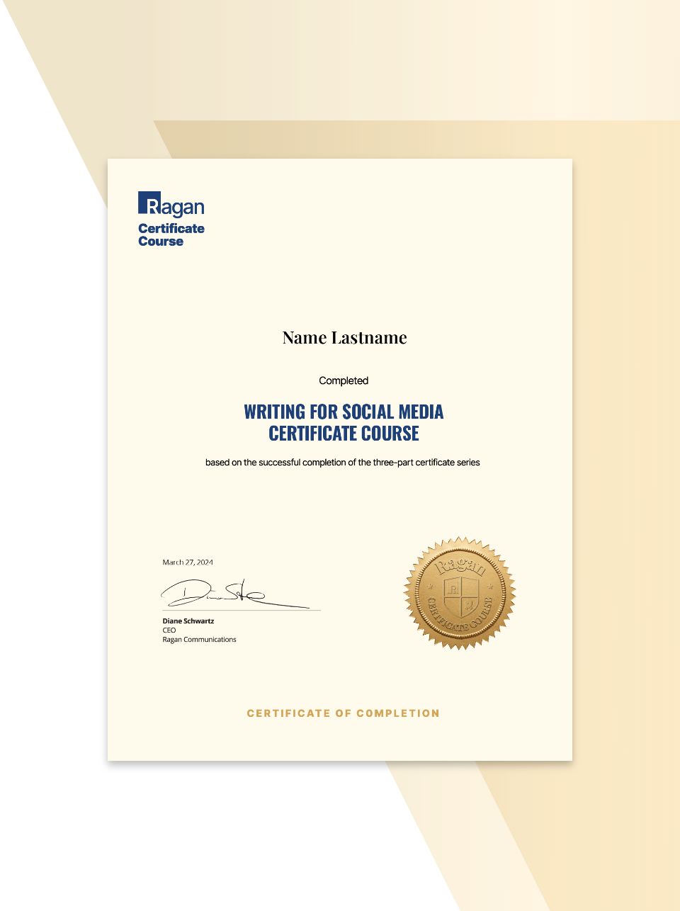 Writing for Social Media Certificate Workshop during Disney Social Media Conference