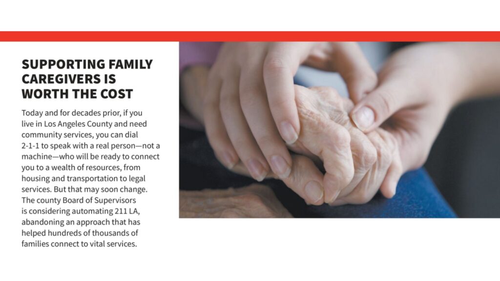 Supporting Family Caregivers is Worth the Cost