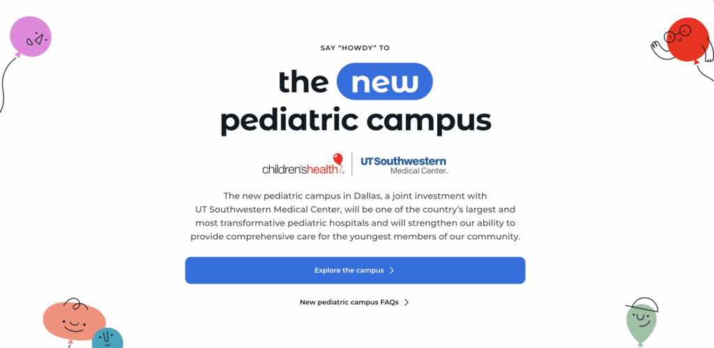 Children’s Health launches microsite to highlight hospital growth and industry-leading innovations