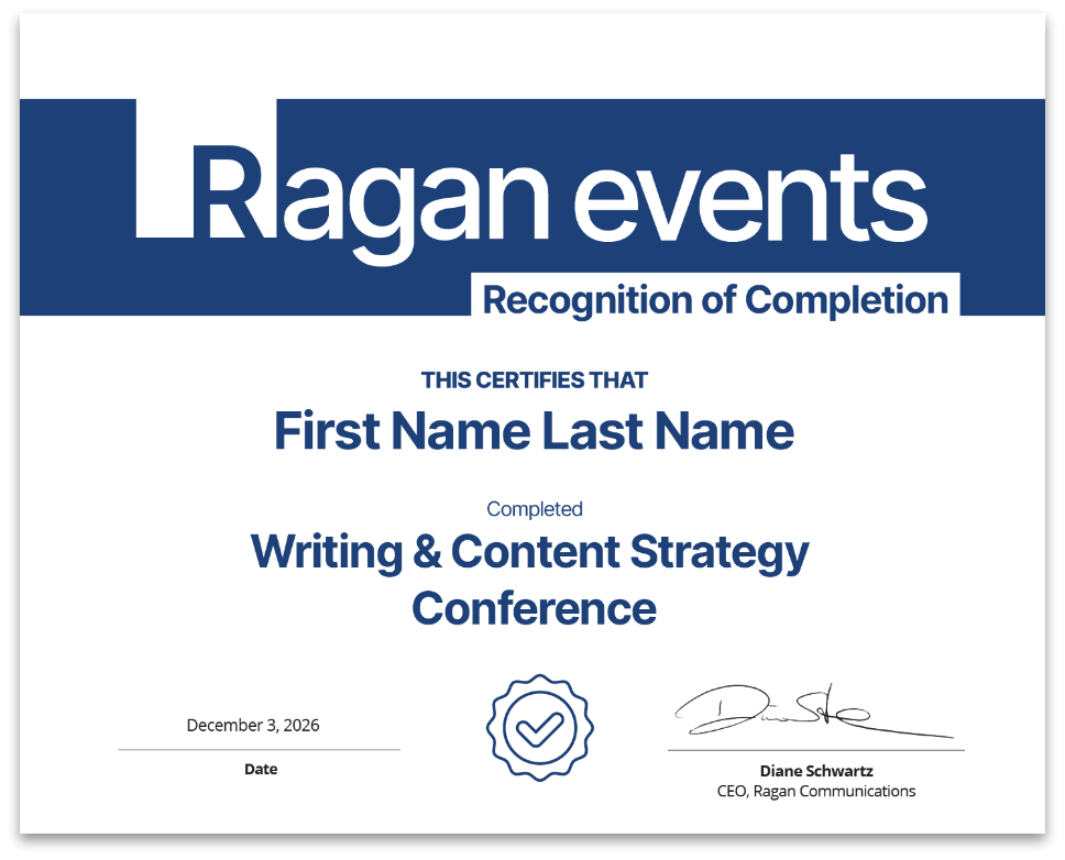 The Writing & Content Strategy Virtual Conference